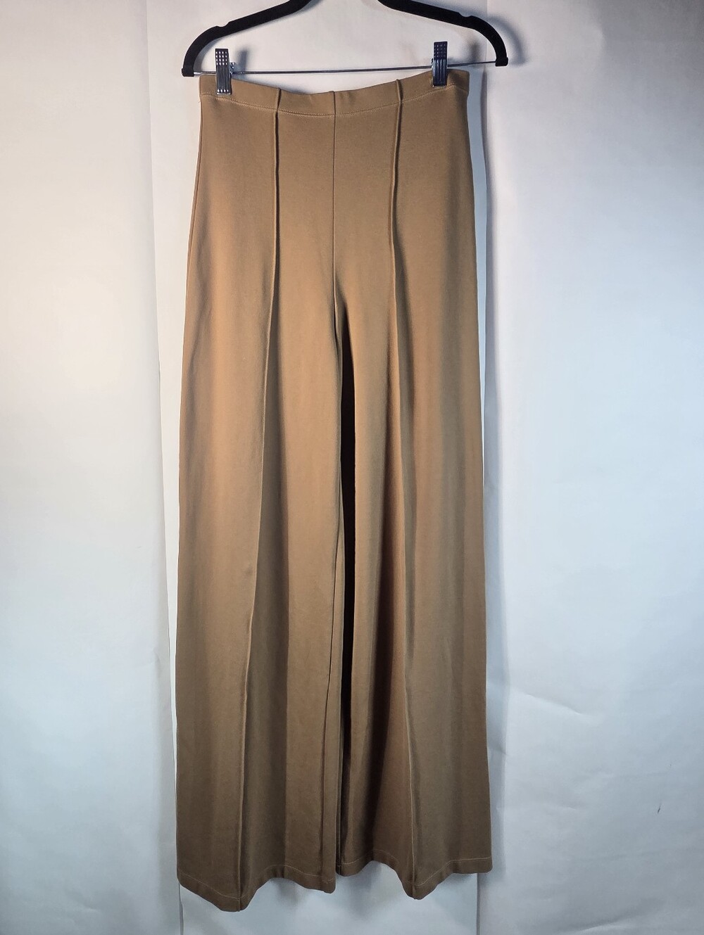 Max Studio Wide-Leg Pants in Camel Tan